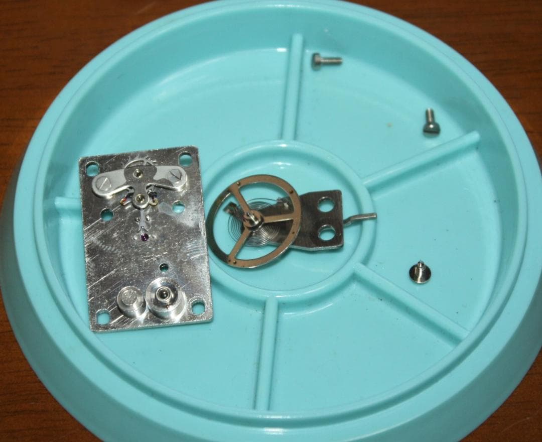 可動品 AICHI アイチ 愛知時計 置時計 30day テンプ式　キンコン打ち