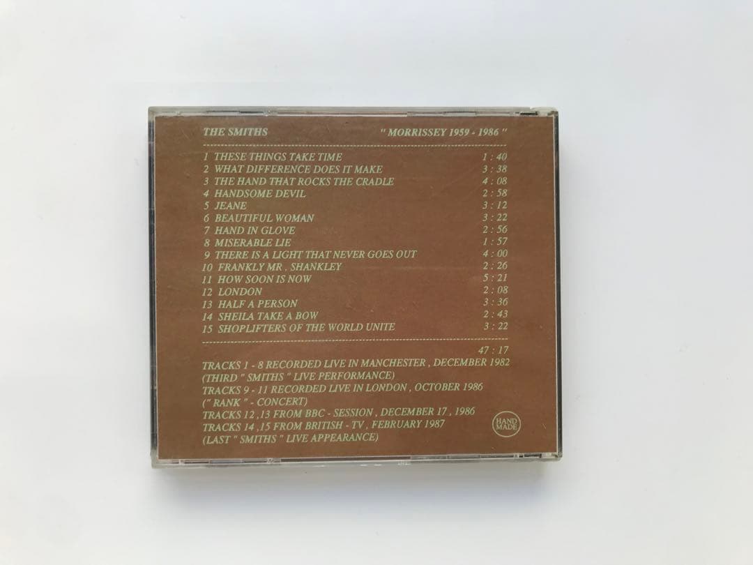 THE SMITHS Morrissey 1989-1996 入手困難　レア