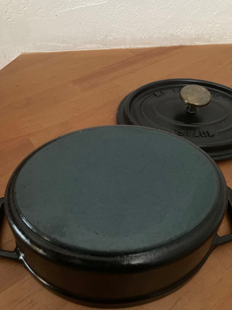 ストウブ オーバル　15cm ブラック