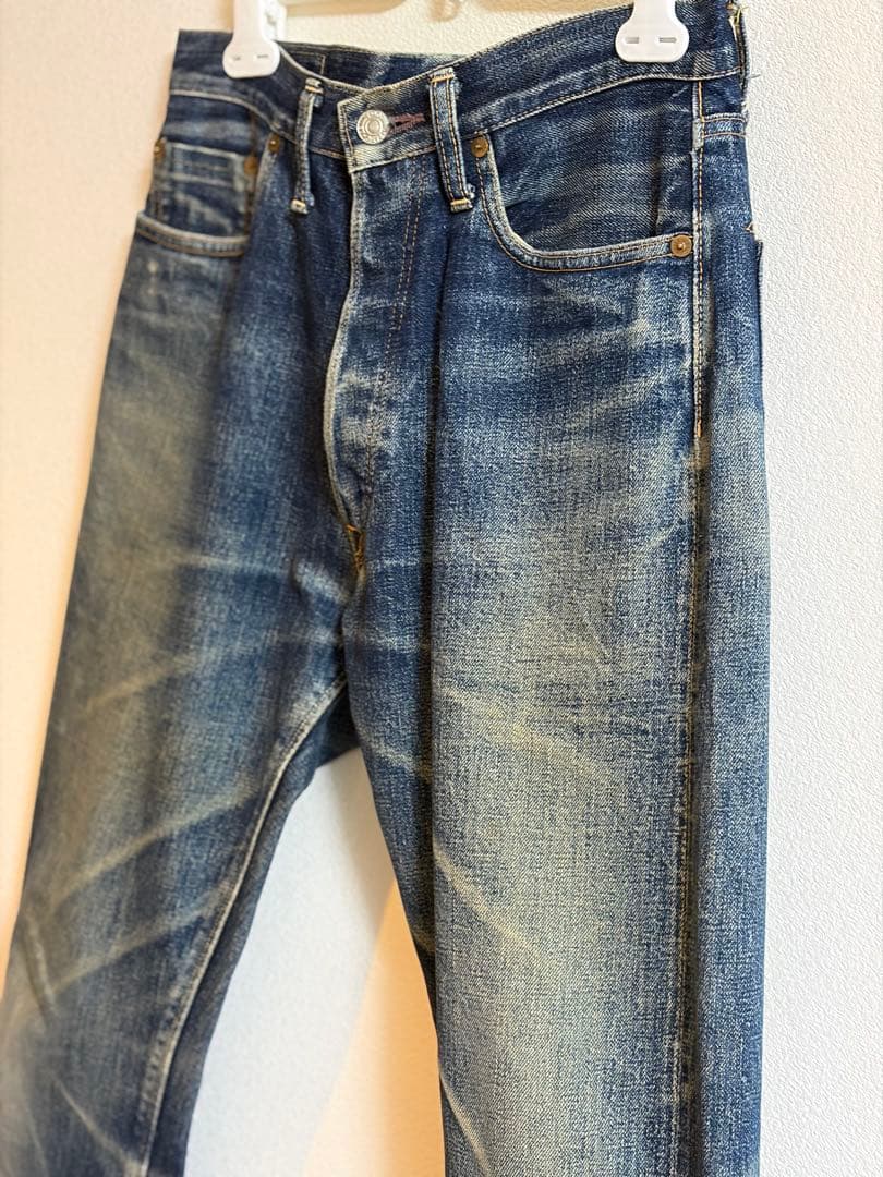 旧ドゥニームDENIMEオリゾンティ期 　　XXデニムパンツ鬼ヒゲ蜂の巣