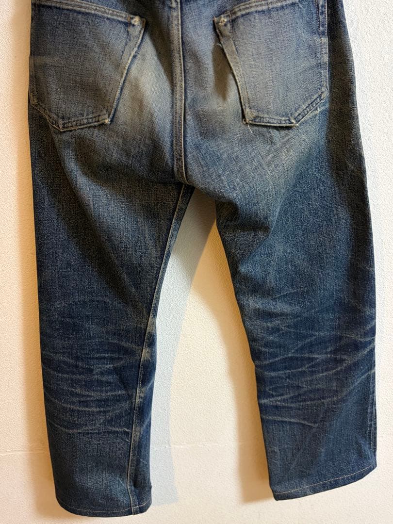 旧ドゥニームDENIMEオリゾンティ期 　　XXデニムパンツ鬼ヒゲ蜂の巣