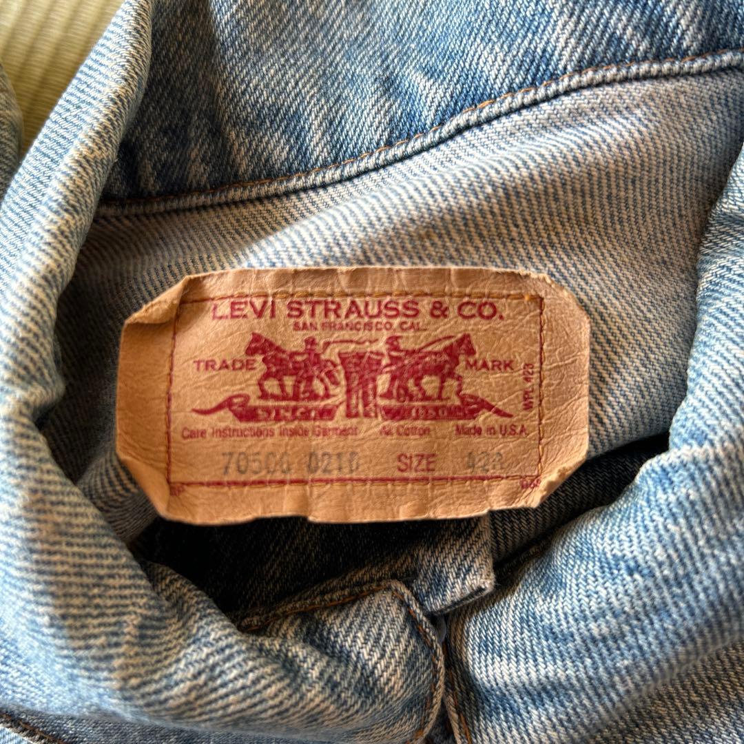 levi's 70506 0216 デニムジャケット　USA製　42R