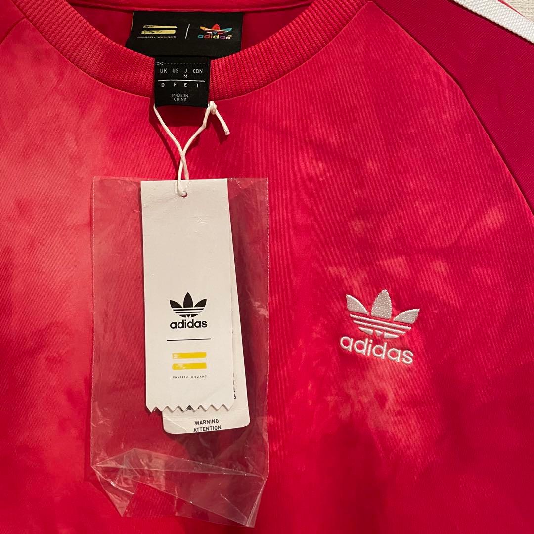 新品★ adidas タイダイシャツ S/M レッド