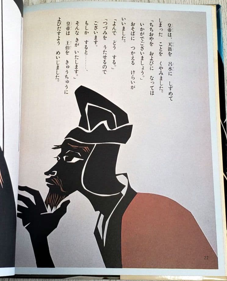 つづみをうつ少年 藤城清治 絵本
