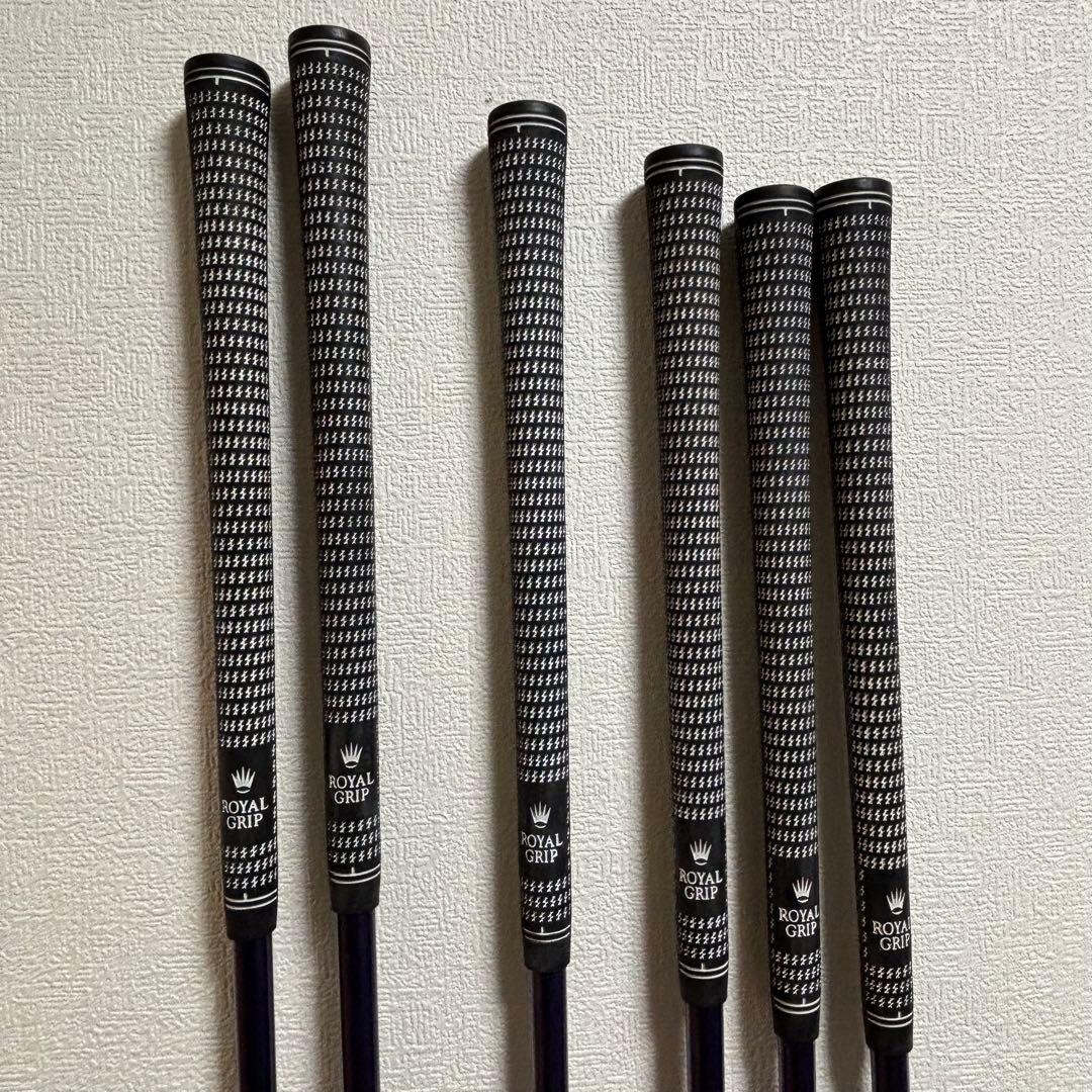 無刻印　レディース アイアンセット 6本 Lフレックス 軽量カーボン