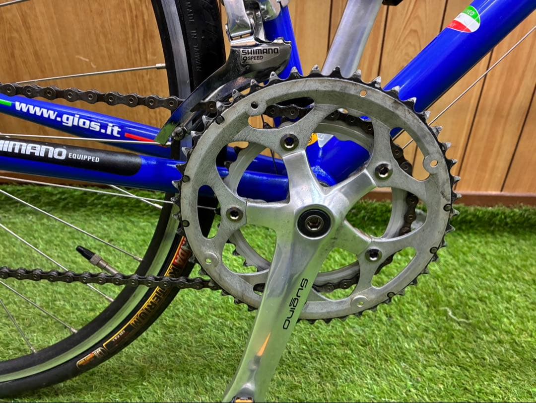 GIOS AMPIO クロスバイク 700×25C 16段変速ジオスブルー自転車
