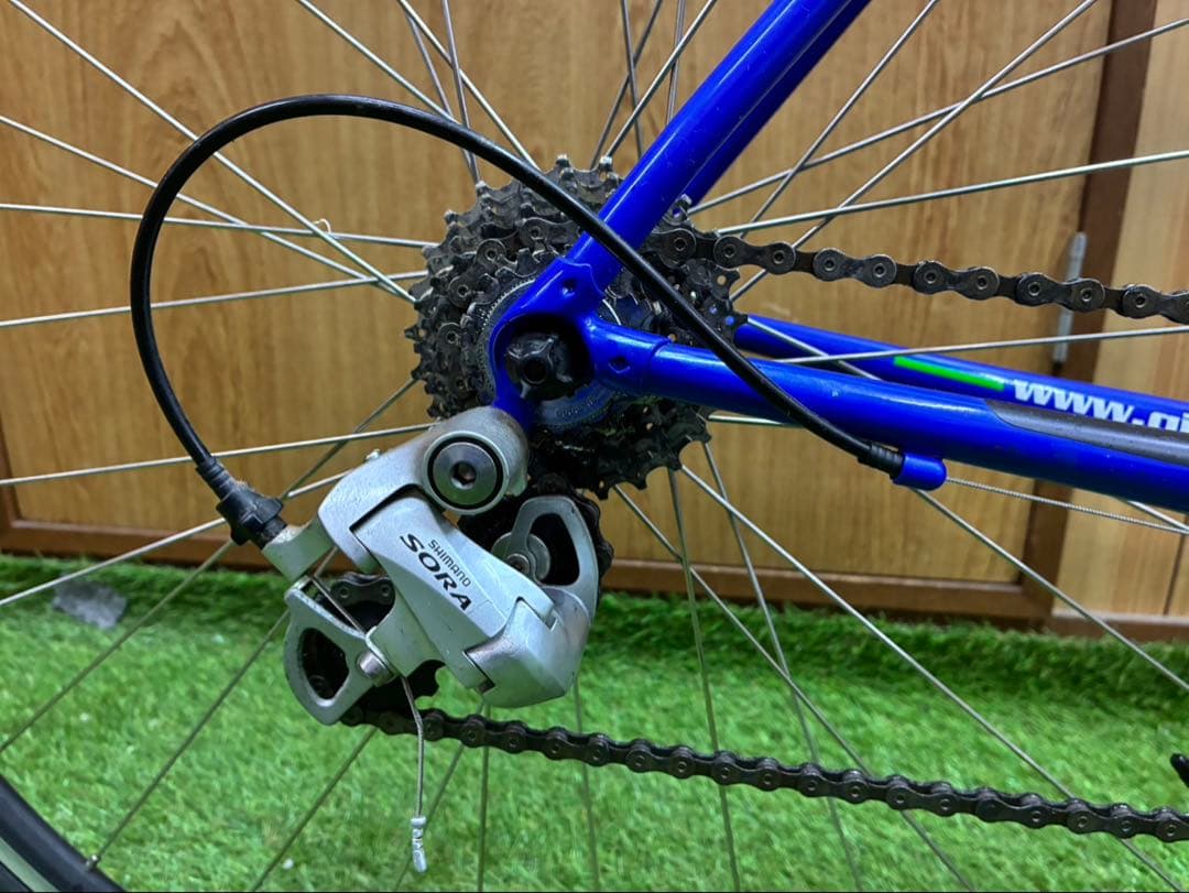 GIOS AMPIO クロスバイク 700×25C 16段変速ジオスブルー自転車
