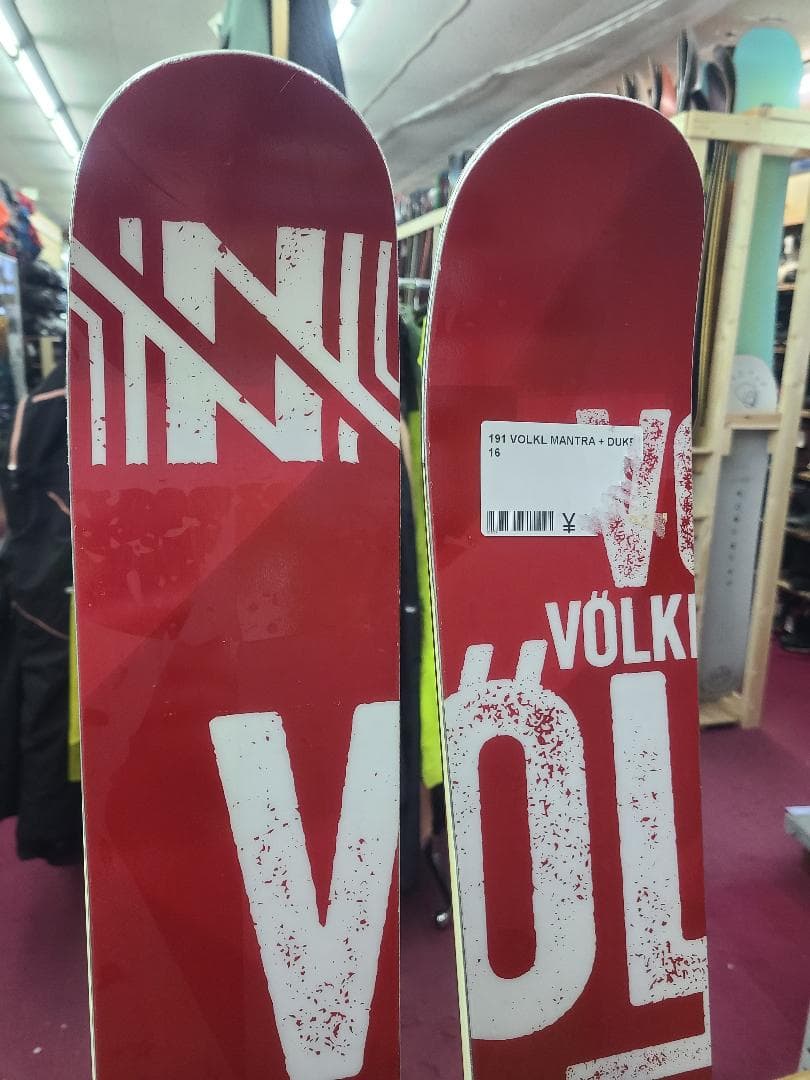 スキー 191cm Volkl Mantra + L Marker Duke 16