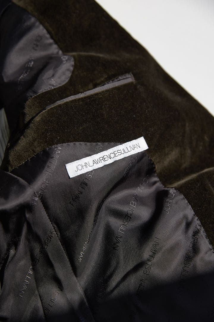 JOHN LAWRENCE SULLIVAN 19aw セットアップ　ベルベット