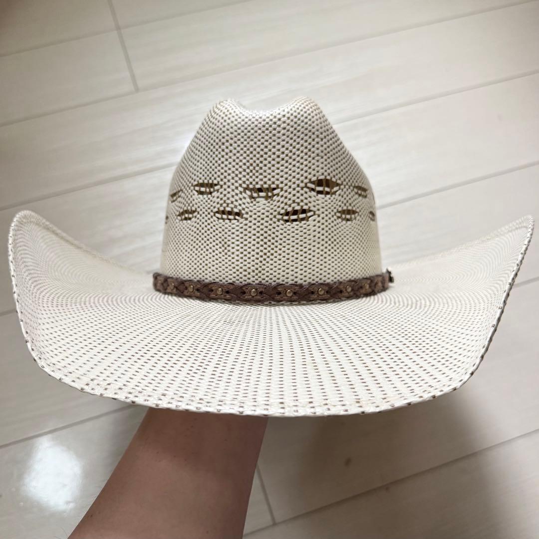【平井大さん着用モデル】使用数回 JUSTINカウボーイハット 頭位57cm