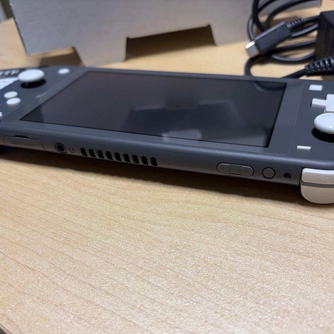 【ジャンク】Nintendo Switch Lite グレー 充電器付き
