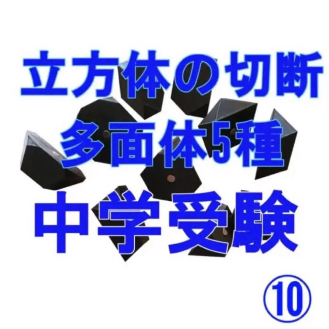 ⭐︎そら⭐︎立体の切断模型 ①②③④⑤⑥⑦⑧⑨⑩セット