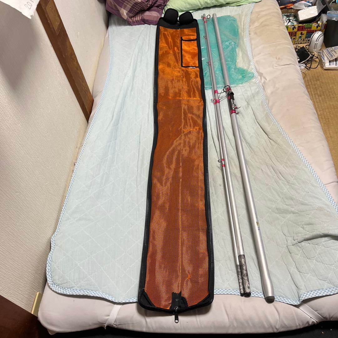 山*中様 SHIMANO 投げ竿 SPIN POWER 425CX、袋付き