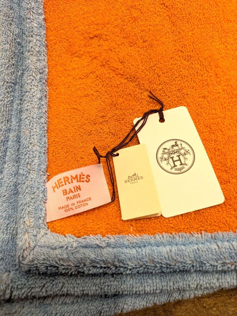 E*y様 ★新品タグ付き★　国内エルメス　HERMES BAIN ヒョウ柄バスタ