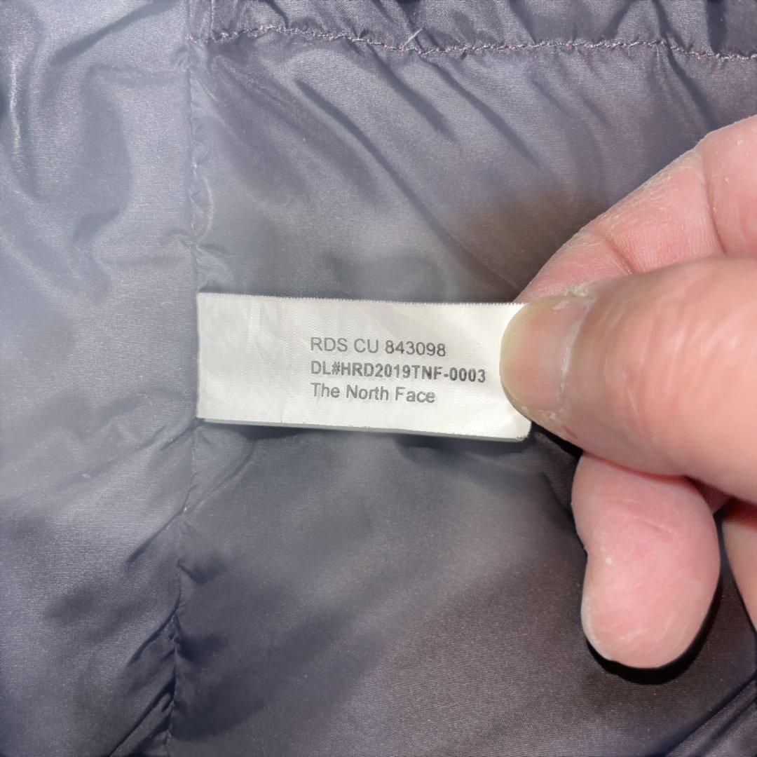 THE NORTH FACE ダウンベスト レッド/ブラック US規格 L