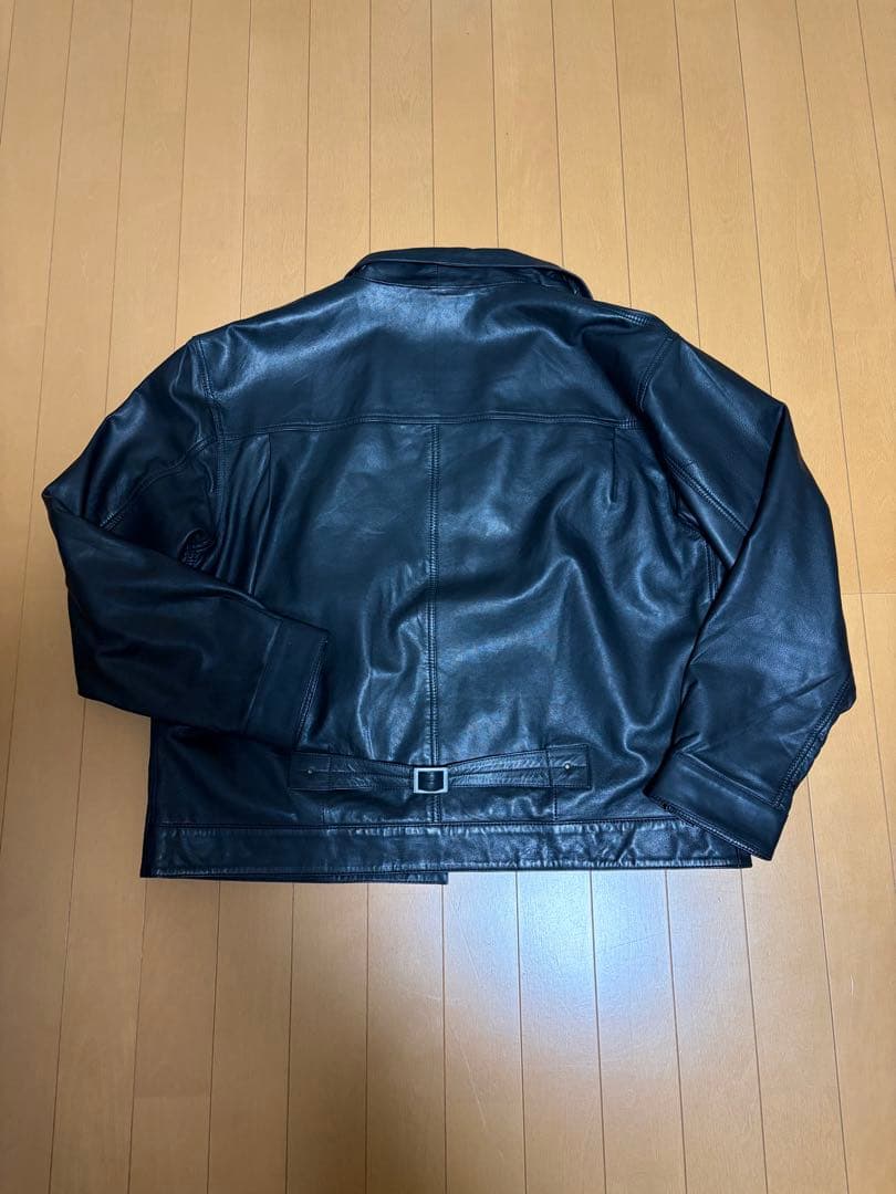 SlowHands シープレザートラッカージャケット XL ovy kaja