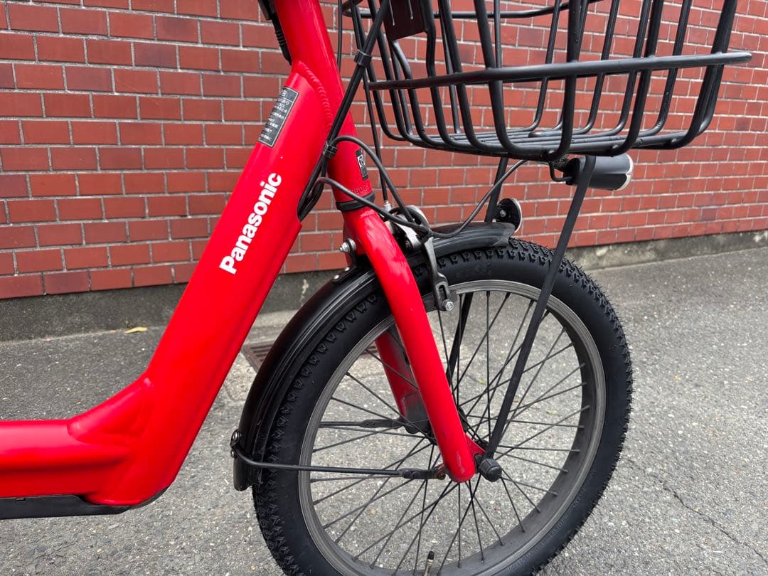 Panasonic gyutto電動アシスト自転車 赤 チャイルド