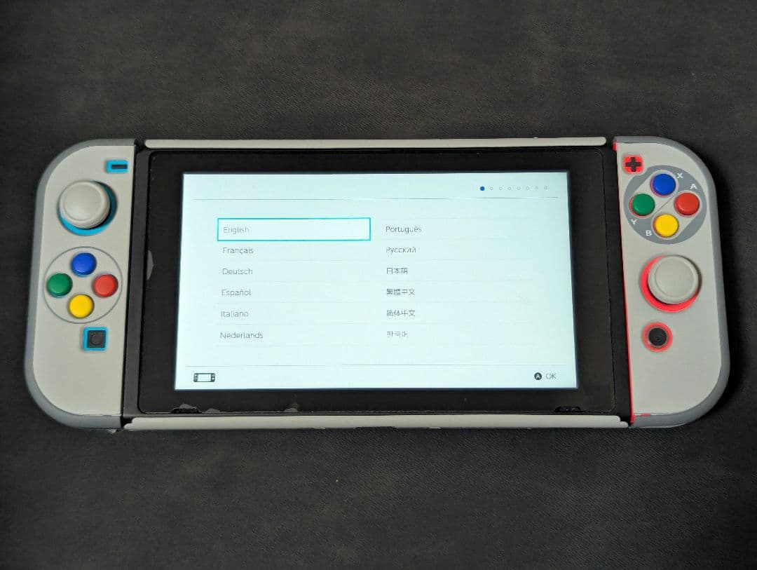 【Nintendo Switch】本体 赤/青 付属品あり スーファミ仕様
