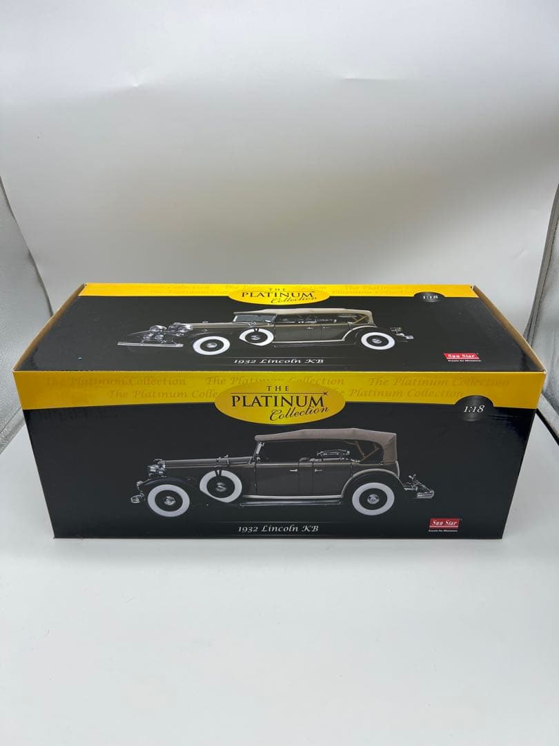 No454ミニカー1/18箱ありSun Star 1932 Lincoln KB