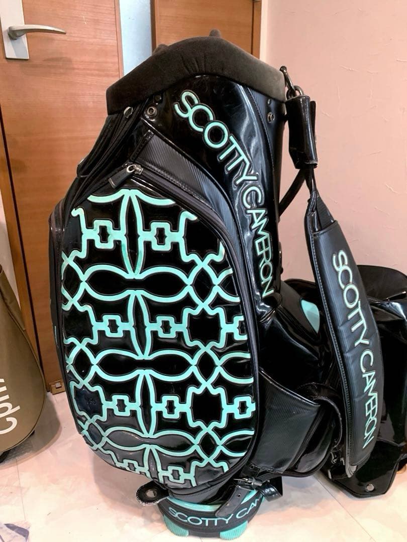 希少　正規品　スコッティキャメロン　ドッグパターン　キャディバッグ　スタッフ