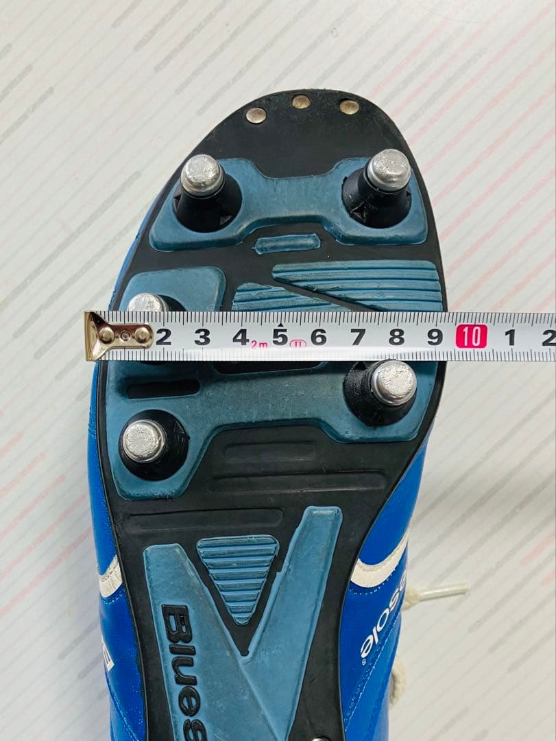 ホーガンさま専用スズキ ブルーソール ラグビースパイク28.0cm