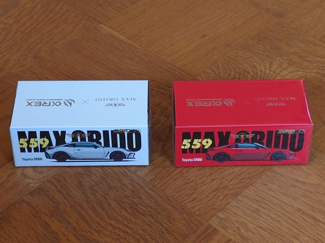 会場限定　inno64 1/64 GR86 MAX ORIDO 織戸学 2台