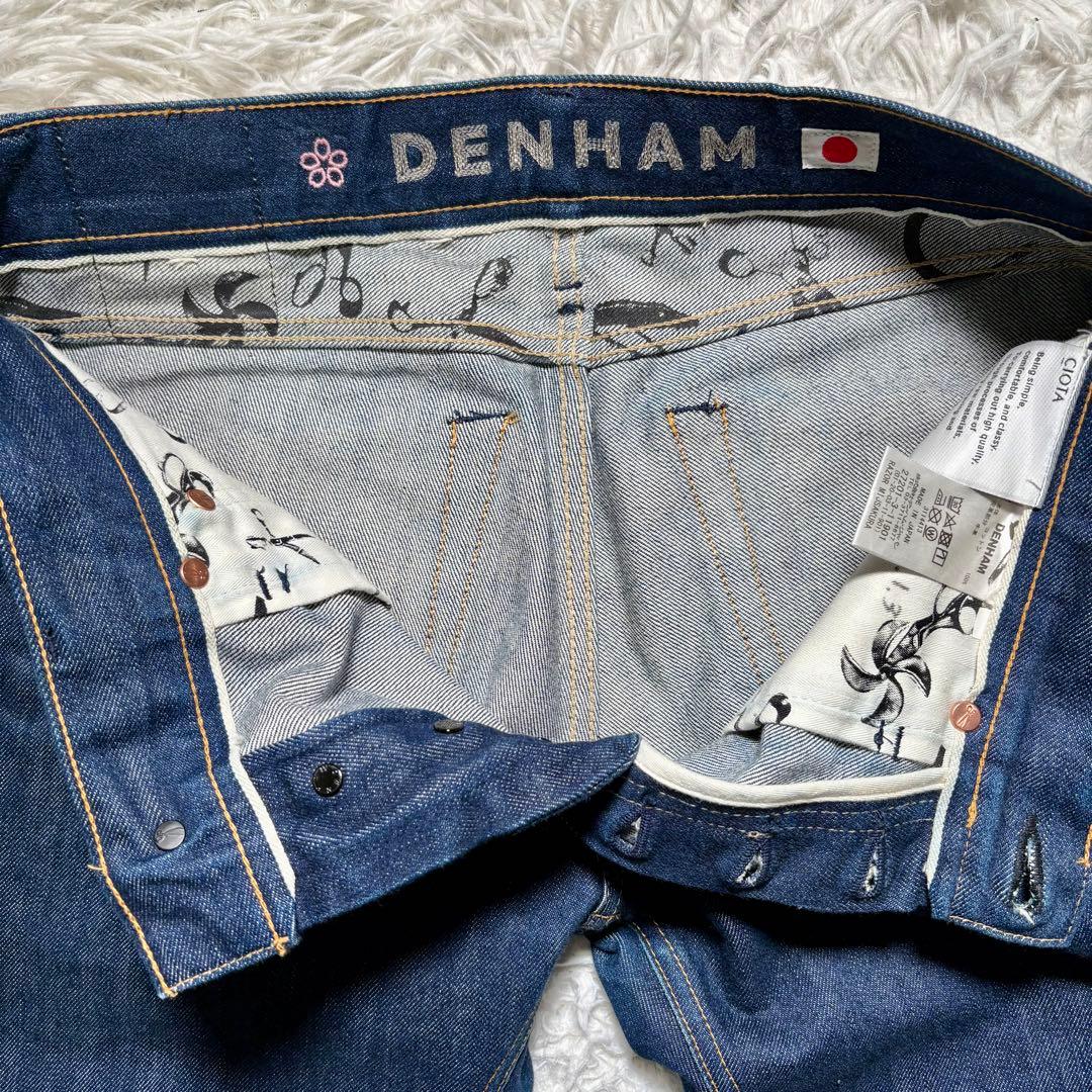 【美品】DENHAM Ciota デニム　W30 日本製　白耳　コラボデニム