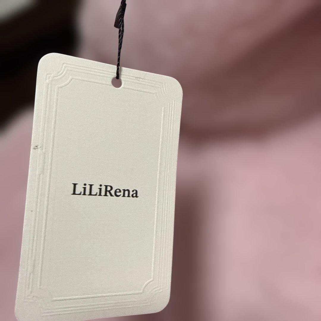 新品未使用　タグ付き LiLiRena ピンクケープコート
