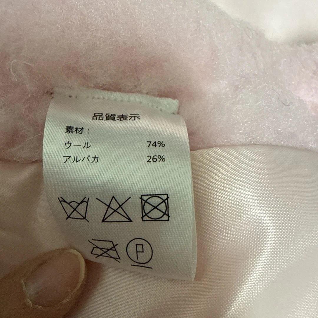 新品未使用　タグ付き LiLiRena ピンクケープコート