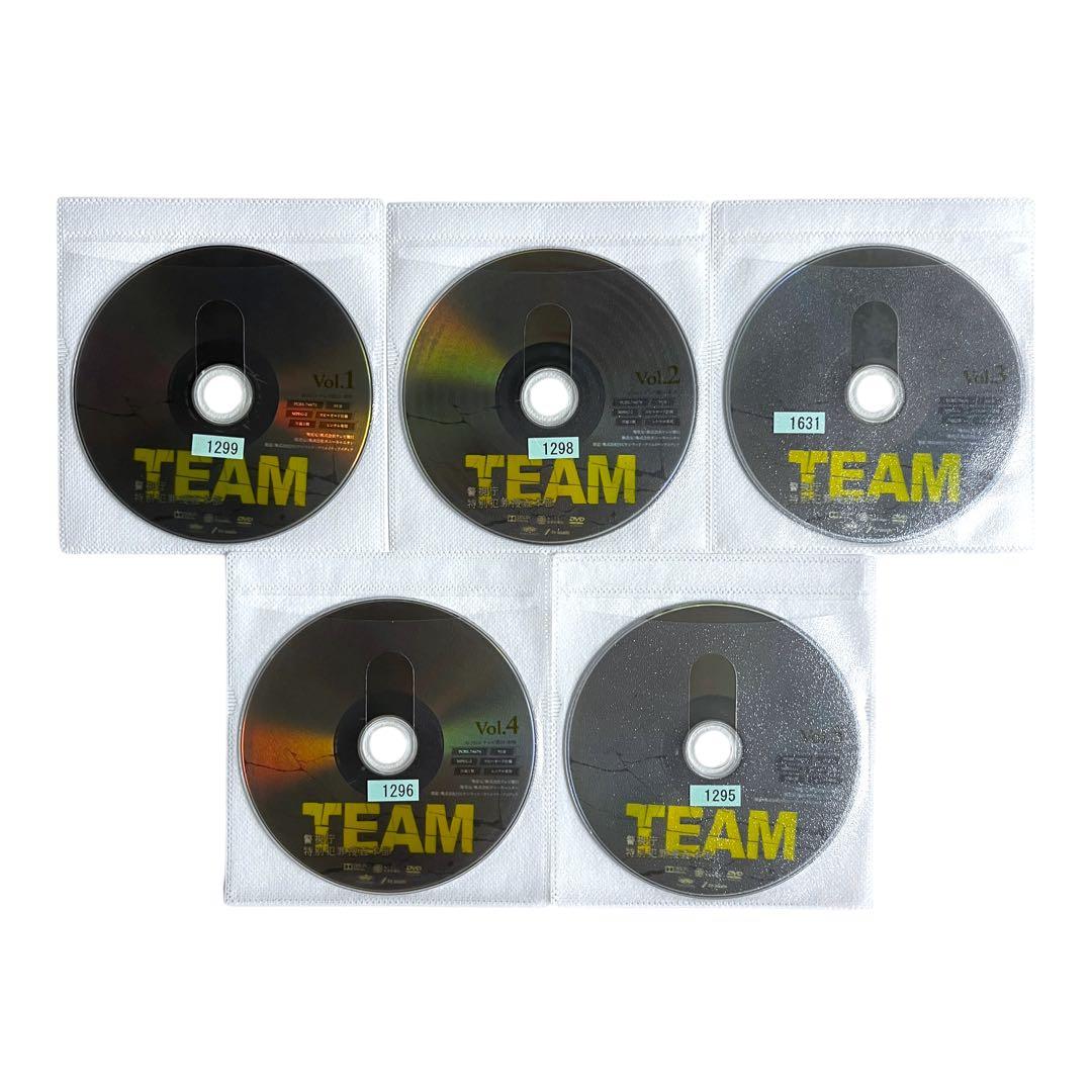 新品ケース DVD TEAM 警視庁特別犯罪捜査本部 全5巻 小澤征悦 西田敏行