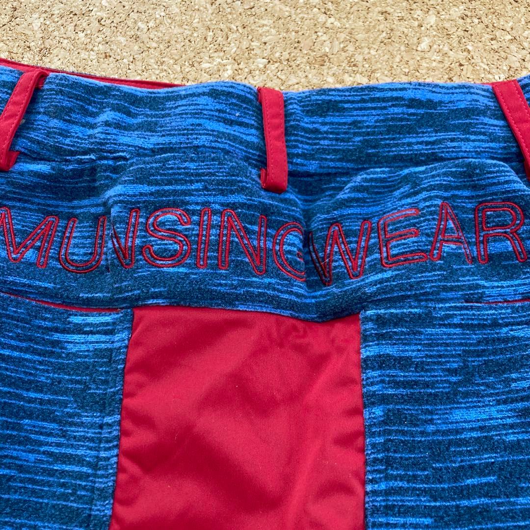 【未使用】マンシングウェア munsingwear ゴルフウェア スカートL紺
