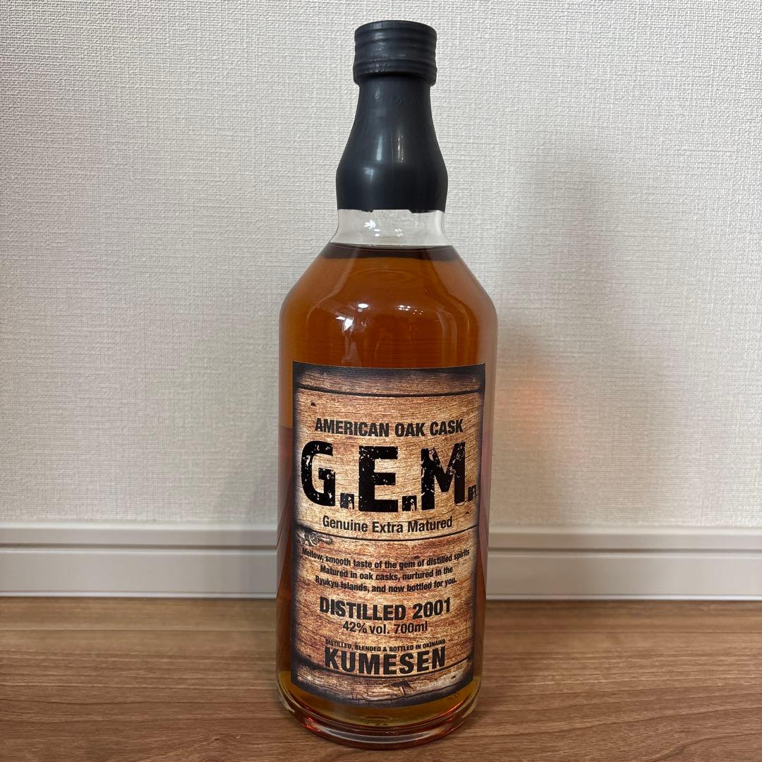久米仙　G.E.M. Distilled 2001 700ml 42%