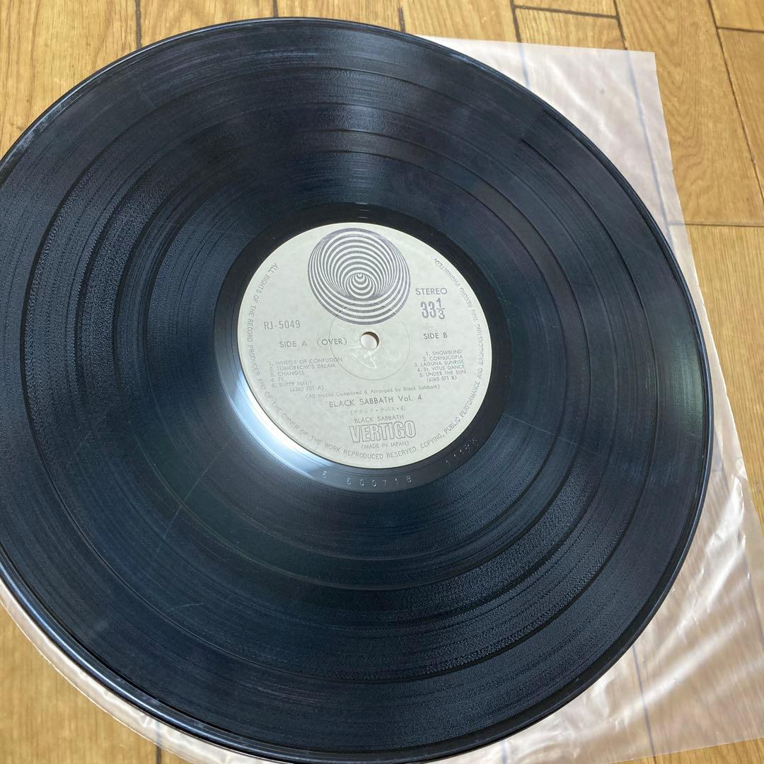 Black Sabbath Vol 4 レコード　LP RJ-5049