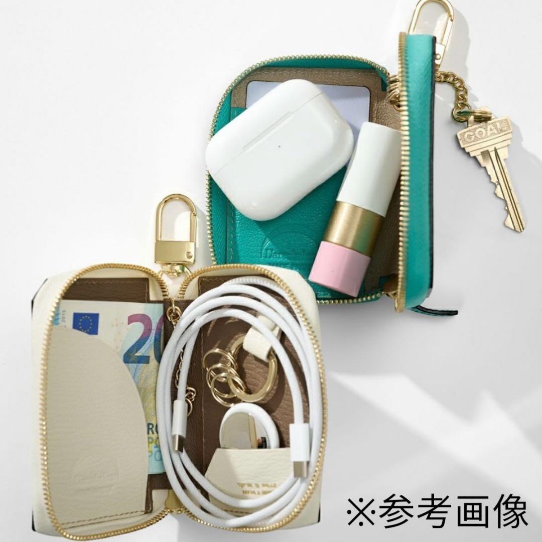 2230【新品 定価2.2万円】ラルコバレーノ★スマートWキーケース★鍵入れ★