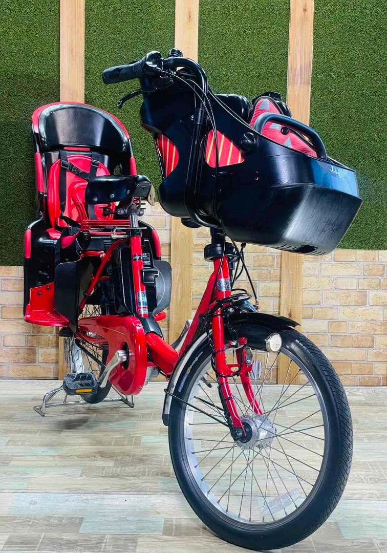 レッド系 パナソニック 子供乗せ電動アシスト自転車 ZH3203