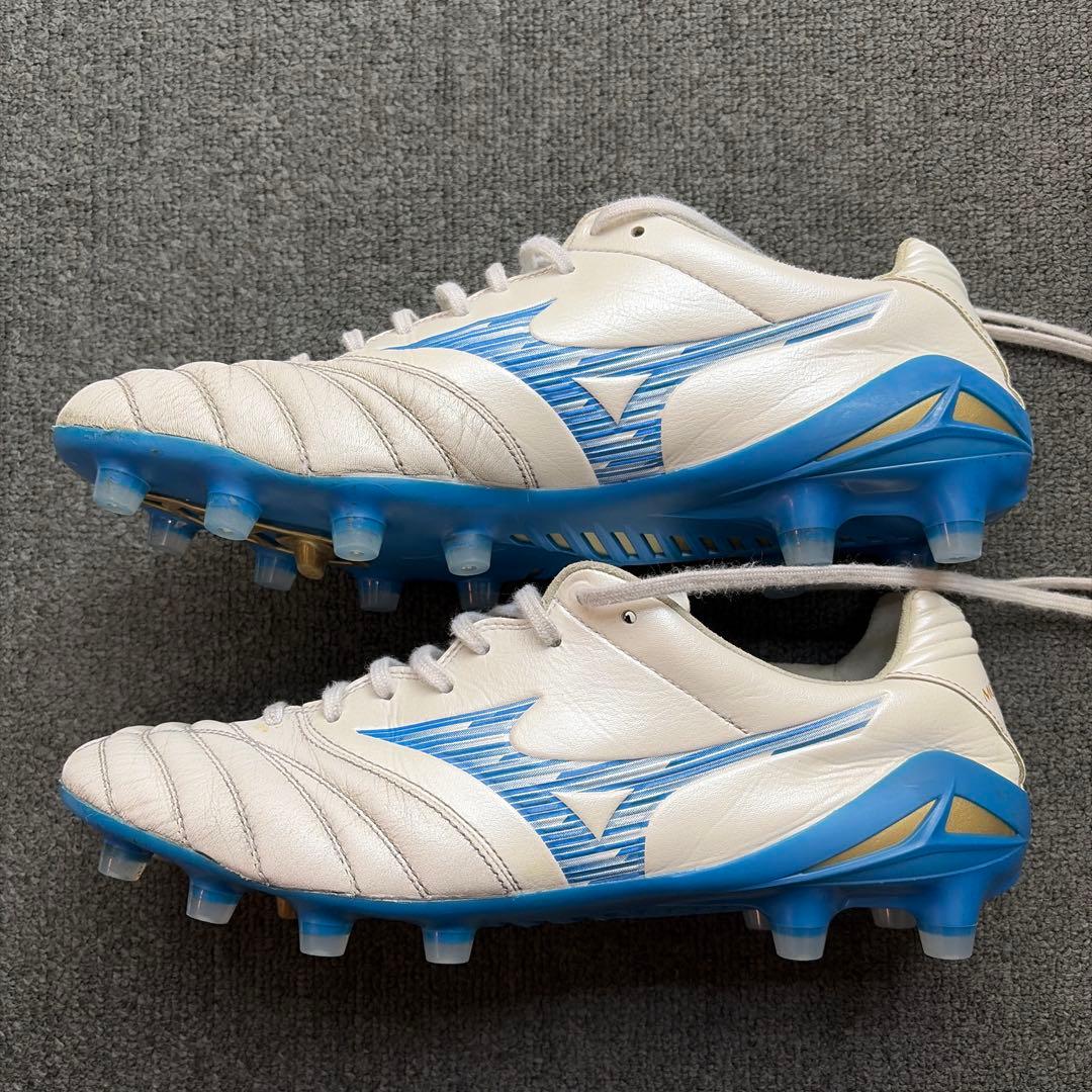Mizuno サッカーシューズ ホワイト/ブルー