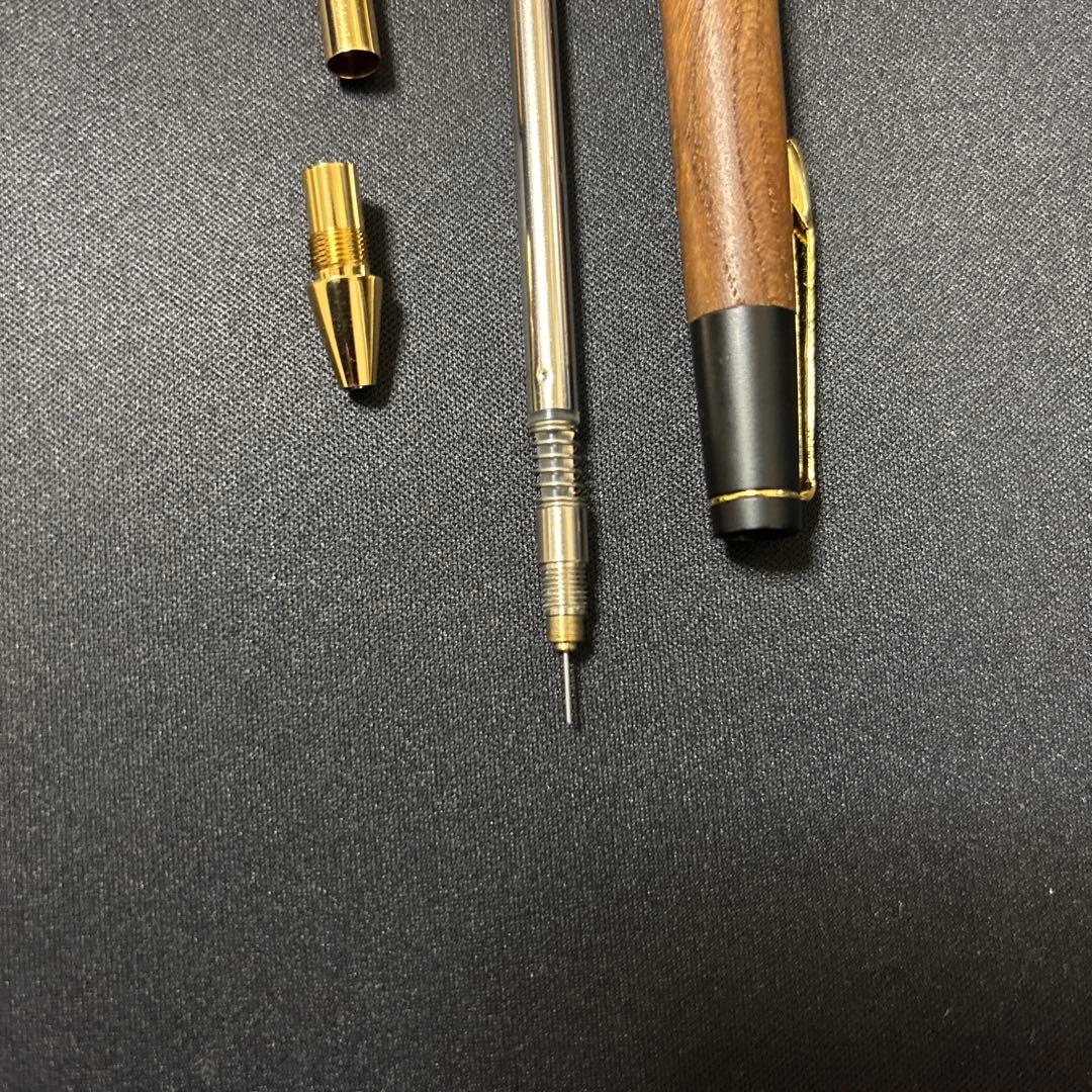 野原工芸 旧型可動式　木製シャープペンシル　欅