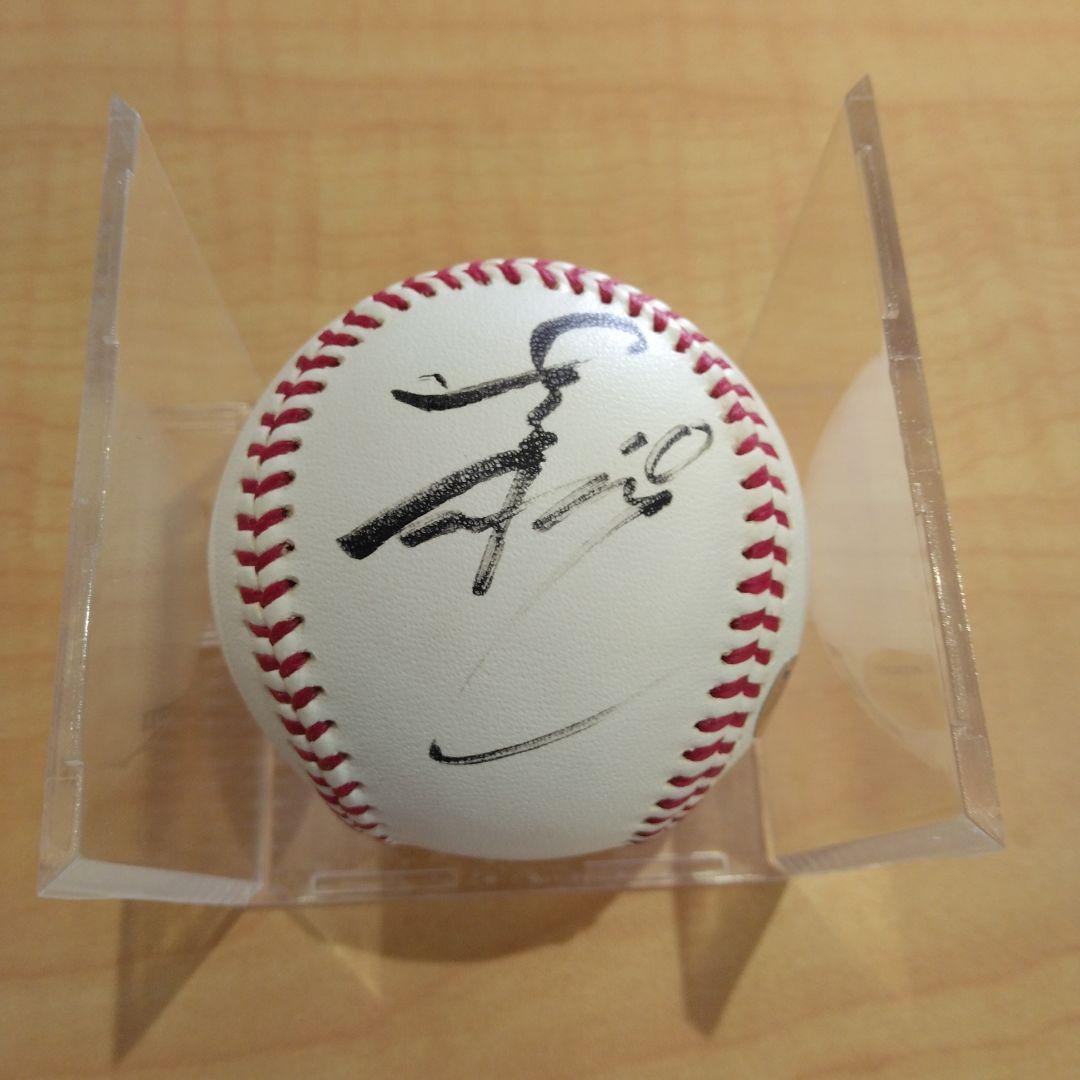 大谷翔平　清水優心NPBホログラム証明シール球直筆サインボール