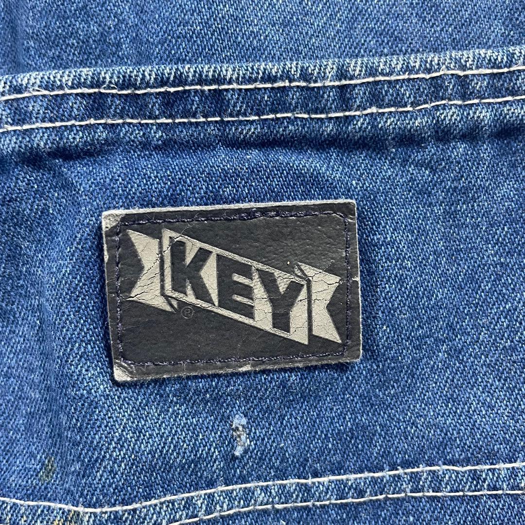 KEY W38 ペインターパンツ ワークパンツ デニム フェード