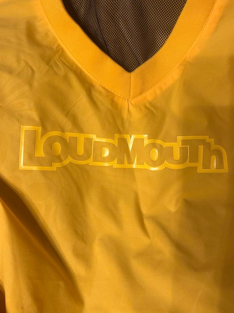 【新品タグ付き】LOUDMOUTH メンズ 2WAYプルオーバー イエロー XL