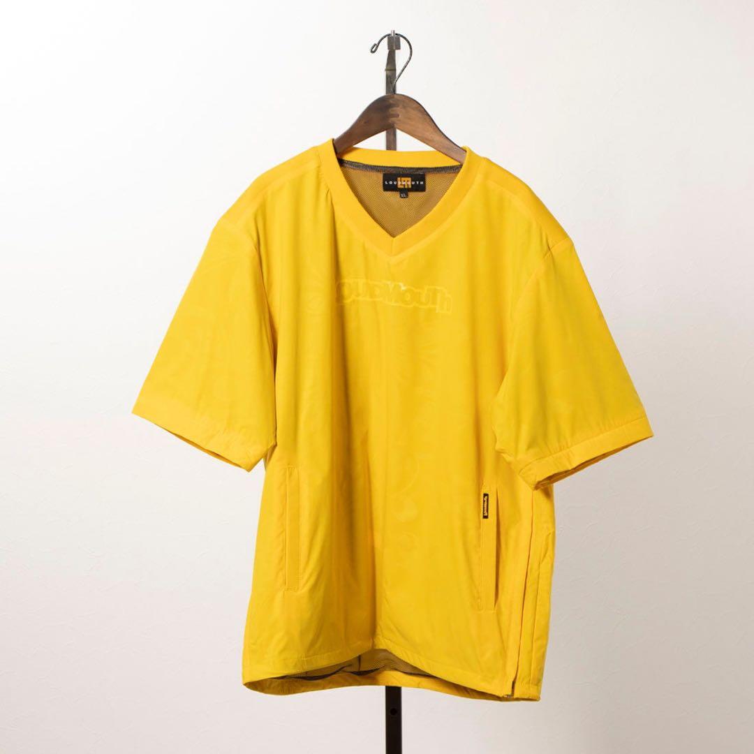 【新品タグ付き】LOUDMOUTH メンズ 2WAYプルオーバー イエロー XL