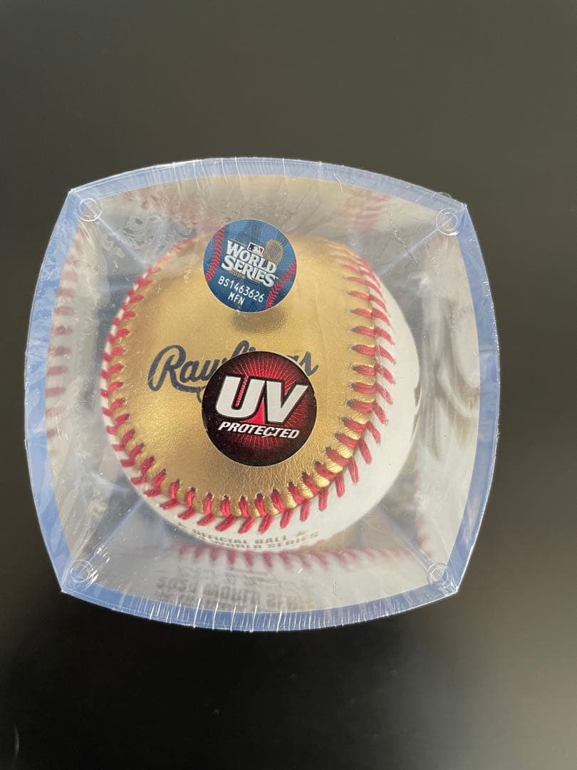MLB 2024ワールドシリーズ優勝記念球 UVカットケース付 Rawlings