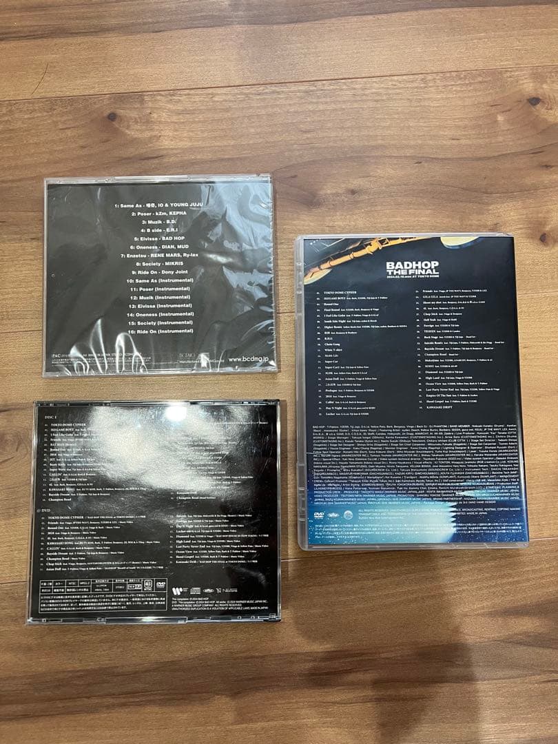 BAD HOP CD・DVDセット　3点まとめ売り