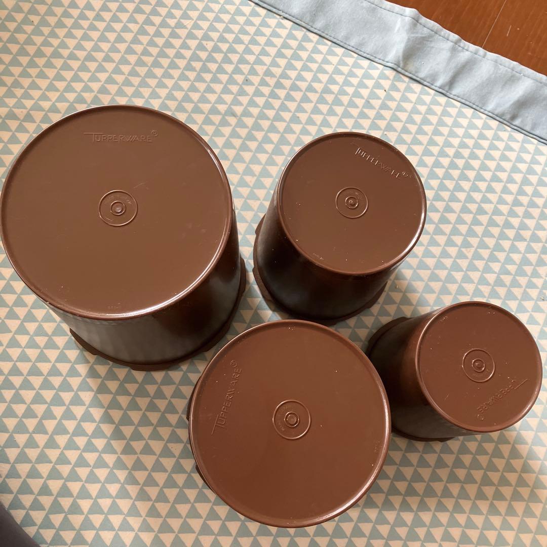 Tupperware タッパーウェア 4点 保存容器　マキシデコレーター 美品