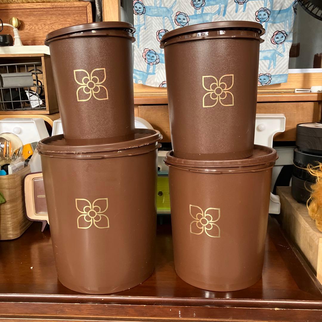 Tupperware タッパーウェア 4点 保存容器　マキシデコレーター 美品