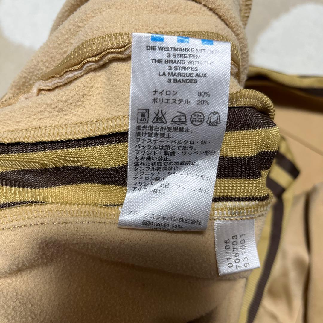 adidas アディダス　ジャージ　パンツ　M ベージュ　ブラウン