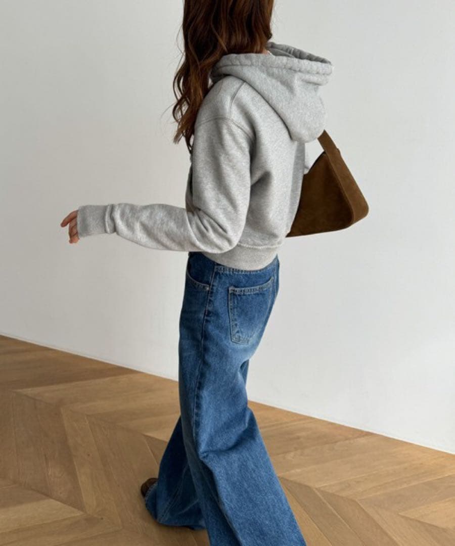 断捨離中♡美品♡CANAL JEAN HARING　裏毛コンパクトパーカー