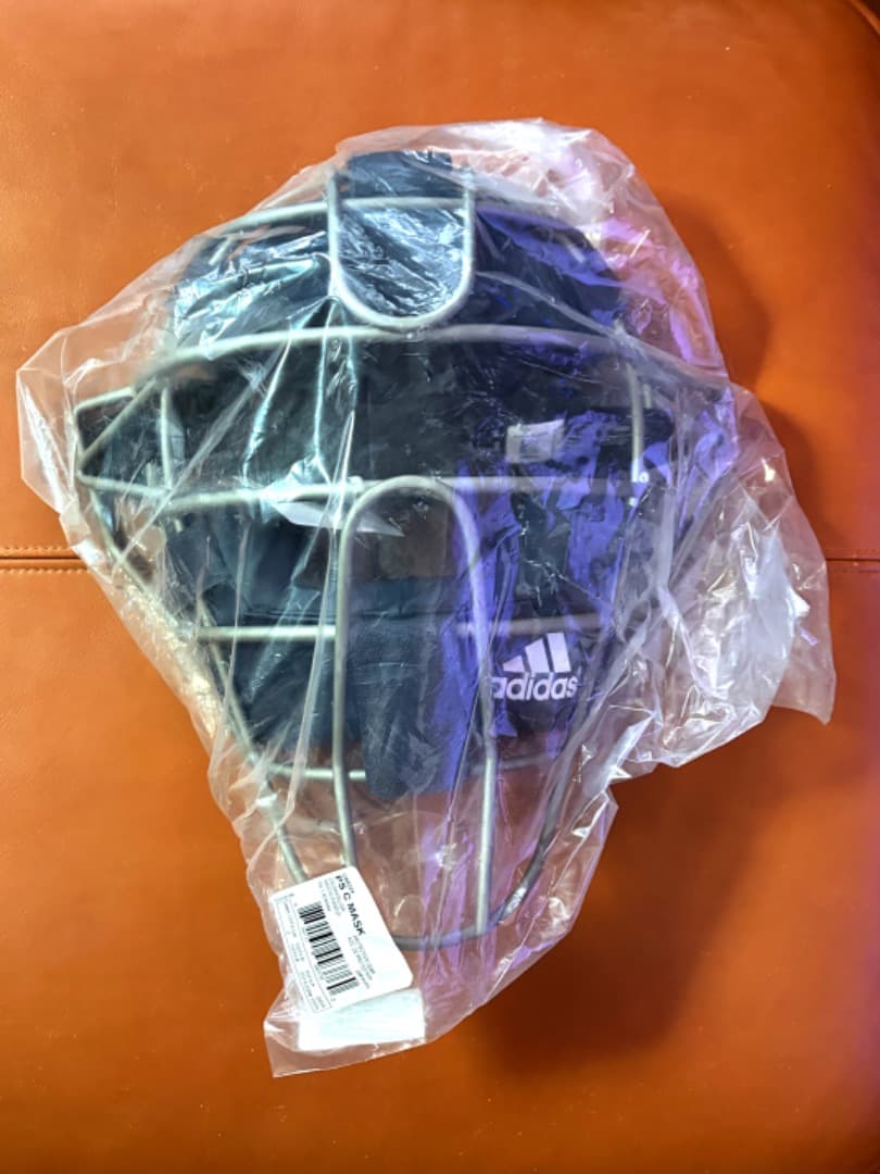 新品アメリカ発売☆最高級☆USA adidas☆PROキャッチャーマスク☆紺