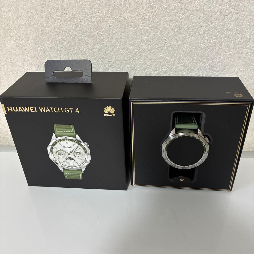 【美品】HUAWEI WATCH GT 4 46mm グリーン
