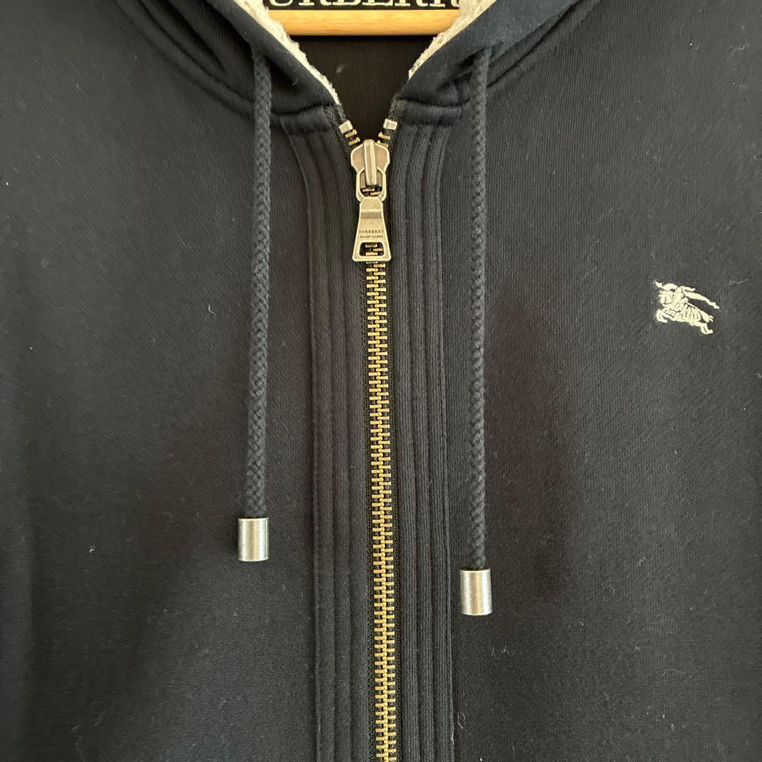 Burberry ブラック フード付きパーカー　サイズ3